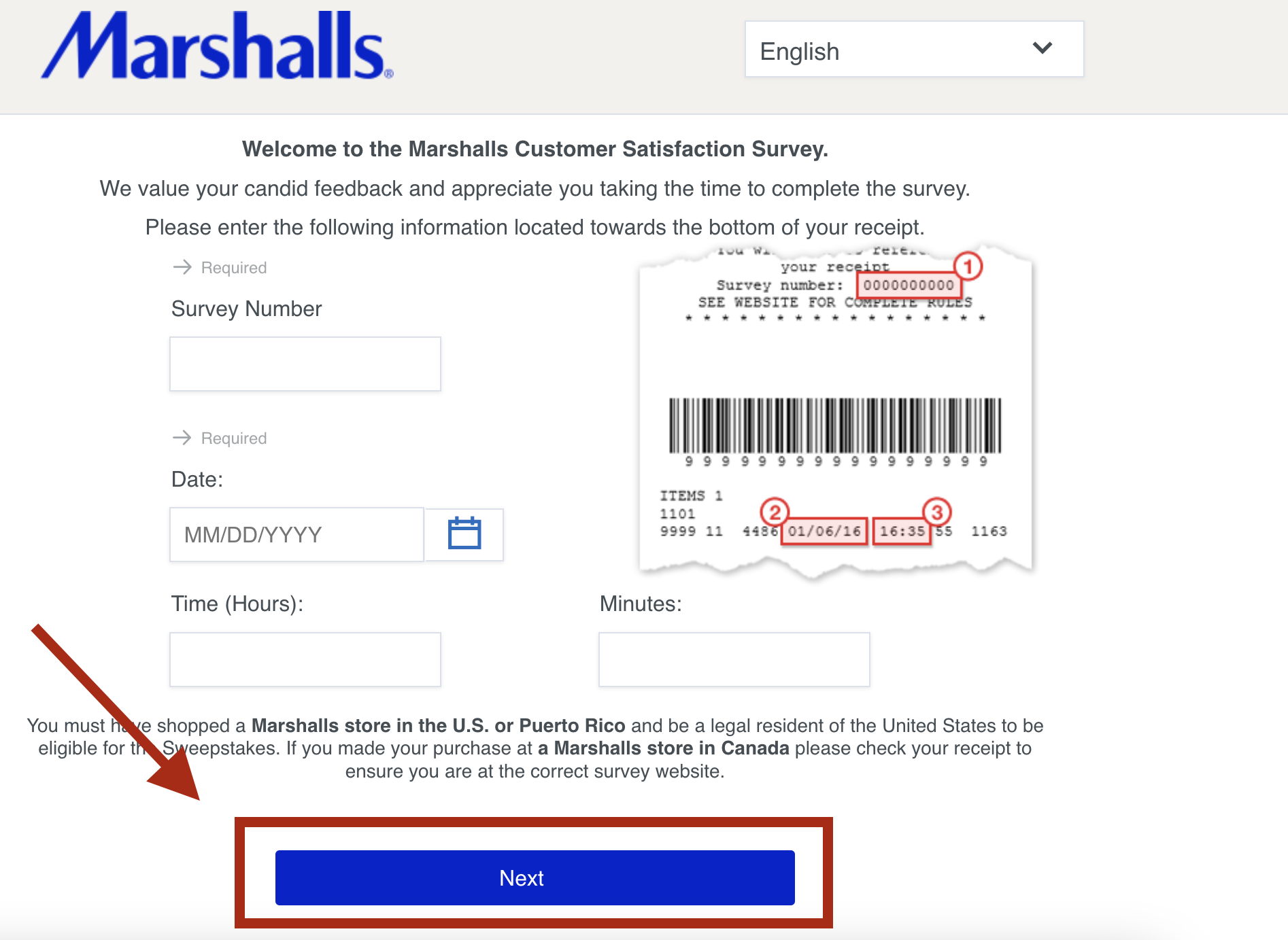 MarshallsFeedback.com - Marshalls Survey (START NOW)